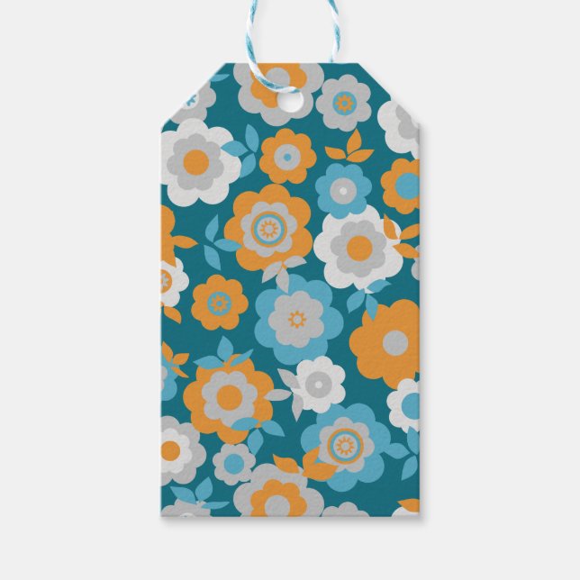 Eilins Frühlingsblumen Geschenkanhänger (Vorderseite)