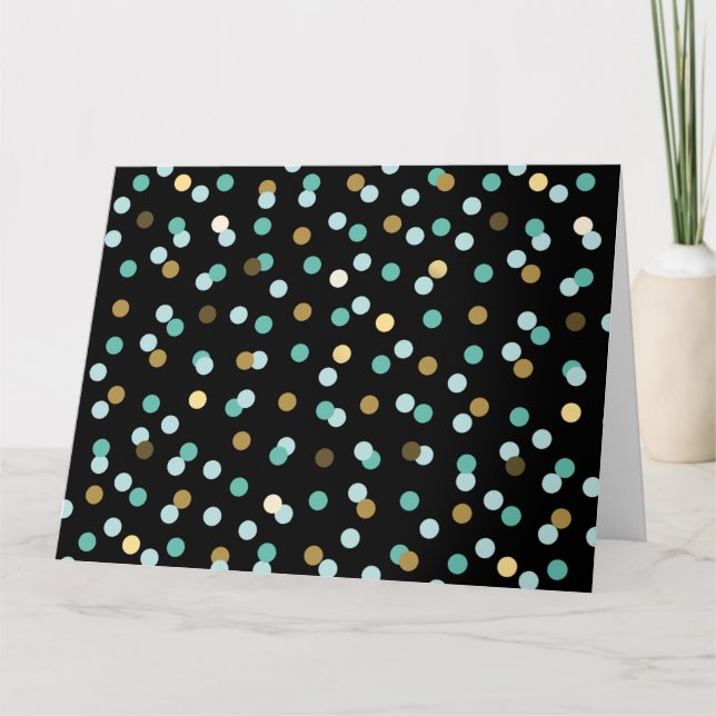 Eilins trendy Muster Dankeskarte (Vorderseite)