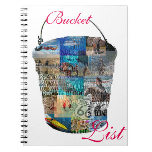 Eimer-Liste Notizblock