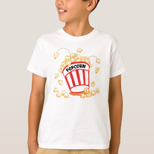 Eimer Popcorn T-Shirt (Vorderseite)