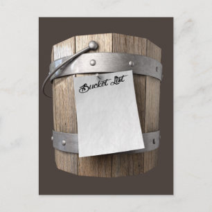 Eimerliste Postkarte
