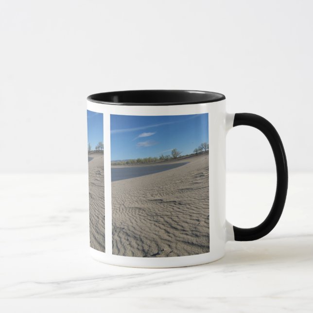 Ein (1) Foto dreimal gedruckt (3 Mal) Kaffeetasse (Rechts)
