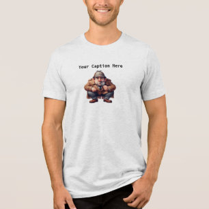 Ein 3D-Amateur-Detektiv, der nach Kursen sucht Tri-Blend Shirt