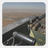 Ein 50-Kaliber-Maschinengewehr