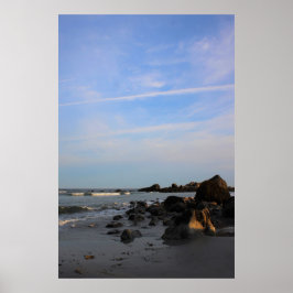 Ein Abend auf dem Falke-Strand Poster