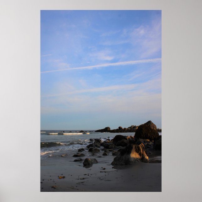 Ein Abend auf dem Falke-Strand Poster (Vorne)