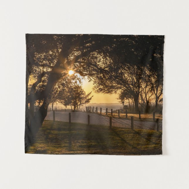 Ein Abend bei Whalehead Wandteppich (Vorderseite (Horizontal))