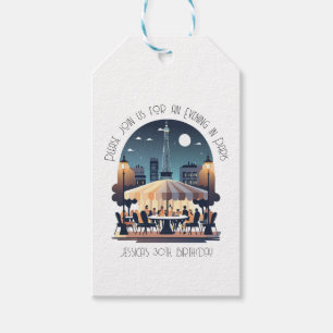 Ein Abend in Paris Geschenkanhänger