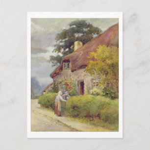 Ein Abend-Klatsch Postkarte