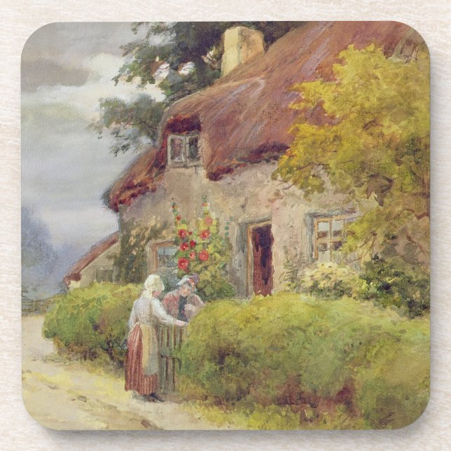 Ein Abendsklatsch Untersetzer (Vorderseite)