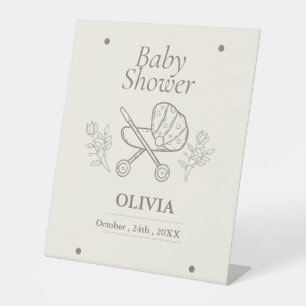 Ein abenteuerliches Abenteuer   Neutrale Babydusch Sockelschild