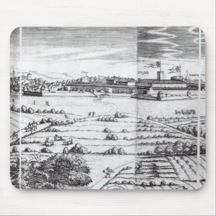Ein Abschnitt einer Karte von Mailand, 1640 Mousepad
