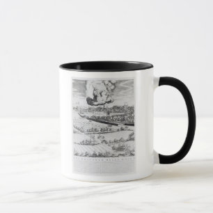Ein Abschnitt einer Karte von Mailand, 1640 Tasse