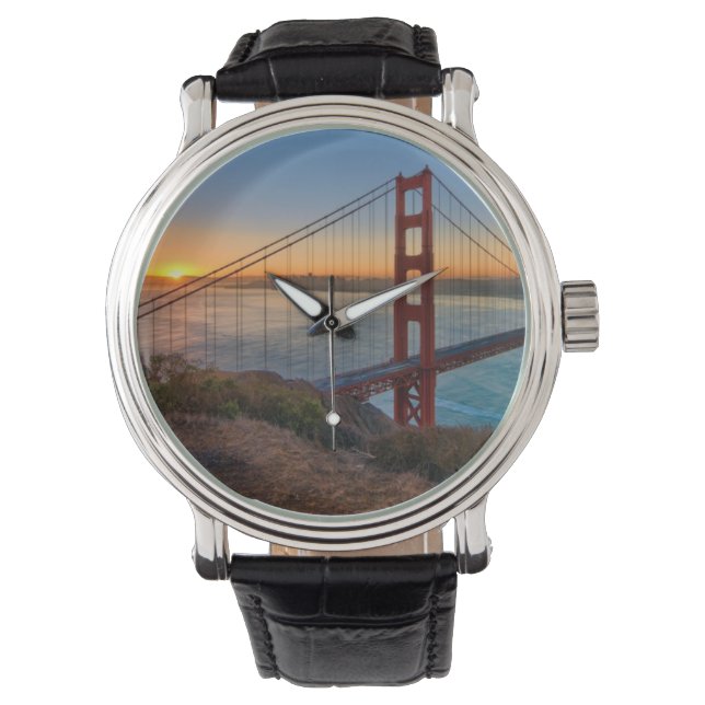 Ein absolut atemberaubender Sonnenaufgang Armbanduhr (Vorderseite)