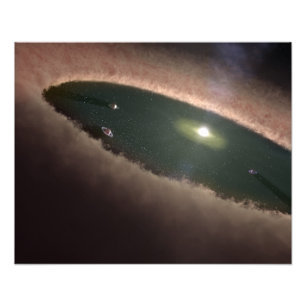 Ein Abstand in einem protoplanetary oder in der Fotodruck