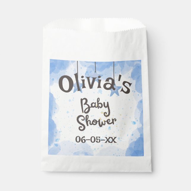 Ein Abstecher zum AquarellFun: Personalisiert Geschenktütchen (Vorderseite)