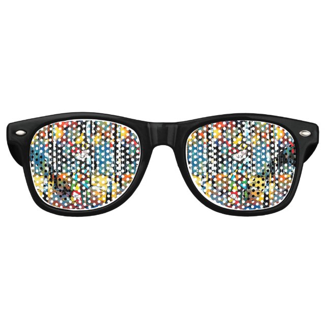 Ein Abstrakter Kinda-Tag Partybrille (Vorderseite)