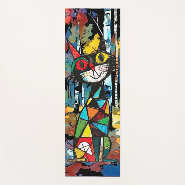 Ein Abstrakter Kinda-Tag Yogamatte (Vorderseite)