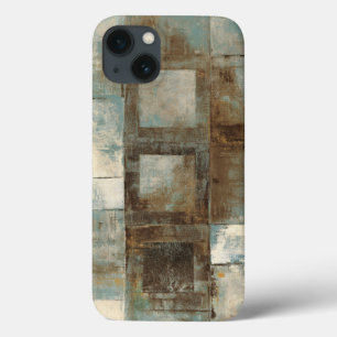 Ein abstraktes im Blau und in Brown Case-Mate iPhone Hülle