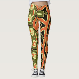 Ein abstraktes Muster "Ratti_Creative_Arts" Leggin Leggings