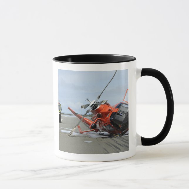 Ein Absturz eines Dolphin-Hubschraubers der US-Küs Tasse (Rechts)