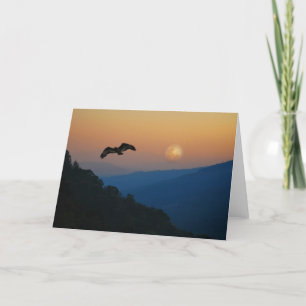 Ein Adleraufstieg am fullmoon Karte