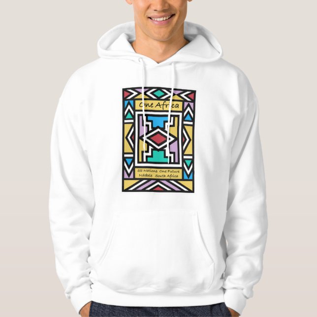 Ein Afrika – Ndebele – Südafrika & Simbabwe -  Hoodie (Vorderseite)