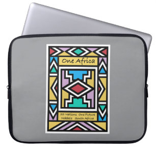 Ein Afrika – Ndebele – Südafrika & Simbabwe - Laptopschutzhülle
