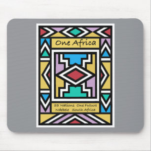 Ein Afrika – Ndebele – Südafrika & Simbabwe - Mousepad