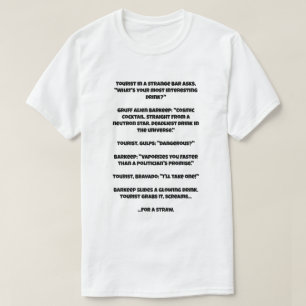 Ein AI-Witz über das tödlichste Getränk T-Shirt