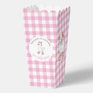 Ein Alberner Gänserosa Geburtstagskorn Geschenkschachtel
