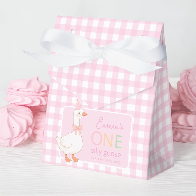 Ein Albernes Gänse Niedlich Pink Girl 1. Geburtsta Geschenkschachtel (Von Creator hochgeladen)