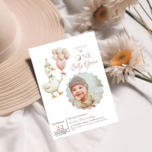 Ein Albernes Gänsebaby 1. Geburtstag