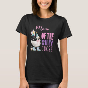 Ein Albernes Gänsegeburt Girl Farm 1. Party Sprung T-Shirt