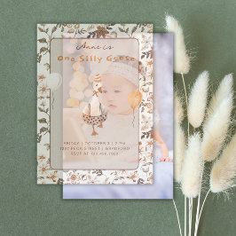 Ein Albernes Gänseneutrales 1. Geburtstag Party