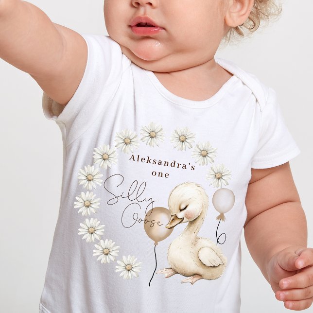 Ein Albernes Gänseneutrales Boho Baby 1. Geburtsta T-shirt (Von Creator hochgeladen)