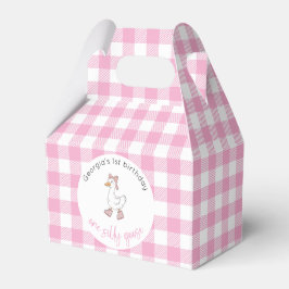 Ein Albernes Gänserosa 1. Geburtstag Geschenkschachtel