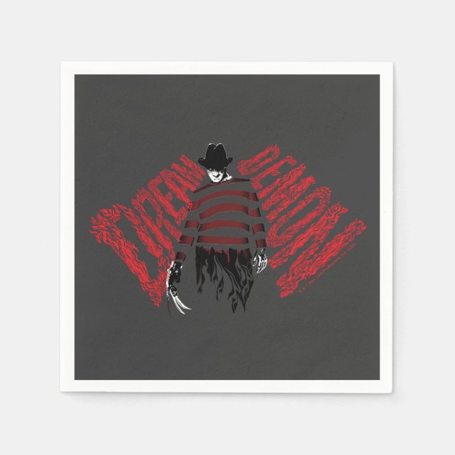Ein Albtraum an der Elm Street | Dream Demon Fredd Serviette (Vorderseite)