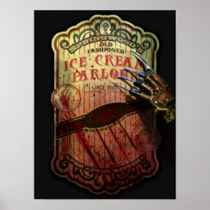 Ein Albtraum an der Elm Street   Eiscreme aus Spri Poster