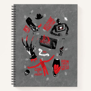 Ein Albtraum an der Elm Street Freddy Krueger Ta Notizbuch