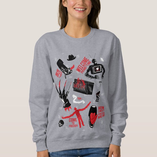 Ein Albtraum an der Elm Street | Freddy Krueger Ta Sweatshirt (Vorderseite)