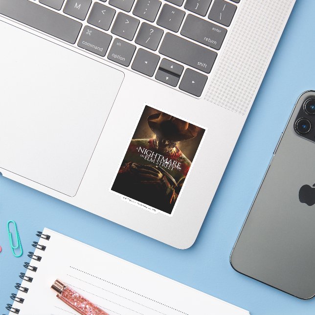 Ein Albtraum an der Elm Street | Movie Poster Aufkleber (Laptop mit iPhone)