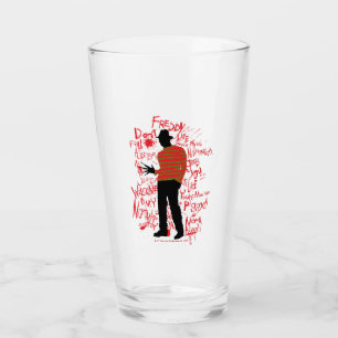 Ein Albtraum an der Elm Street Nicht einschlafen Glas