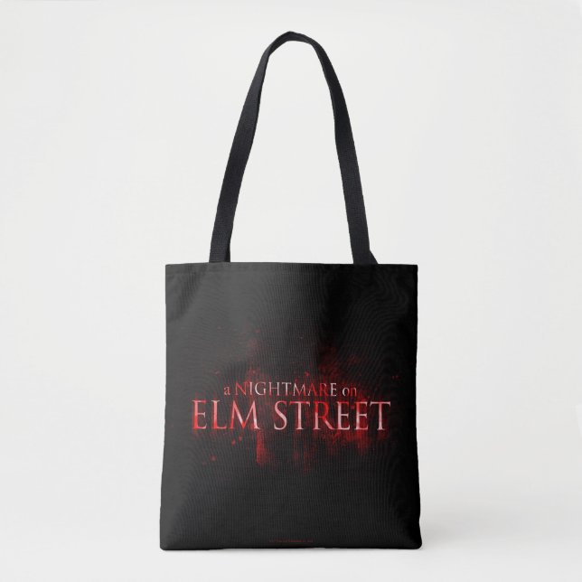 Ein Albtraum an der Elm Street | Text Tasche (Vorderseite)