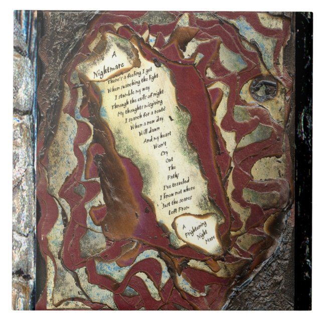 Ein Albtraum Fliese (Vorderseite)