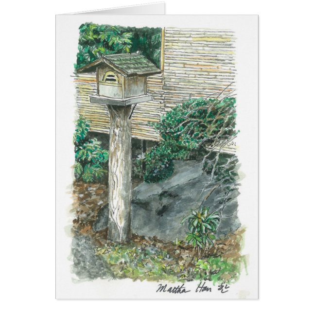 ein alter Birdhouse (Vorne)