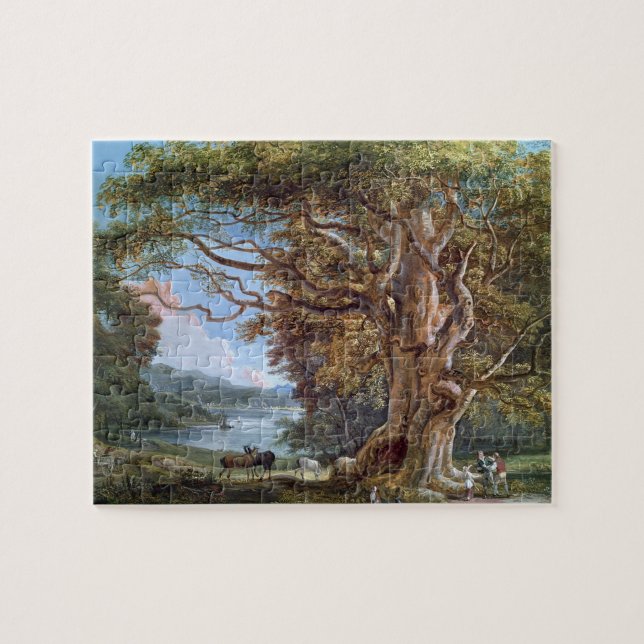 Ein alter Buchen-Baum, 1794 (Öl auf Leinwand) (Horizontal)