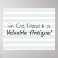 Ein alter Freund ist eine wertvolle Antike!