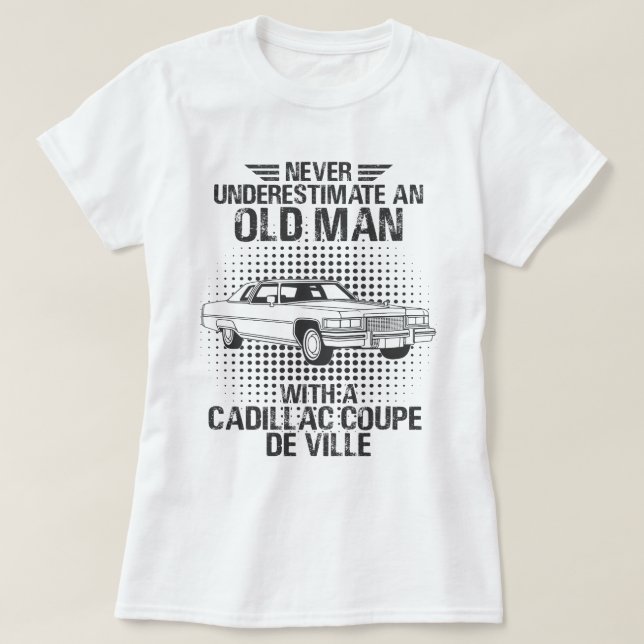 Ein alter Mann Cadillac Coupe de Ville T-Shirt (Design vorne)