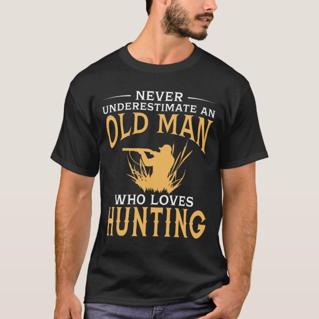 Ein alter Mann der Liebe-Jagd T-Shirt (Vorderseite)